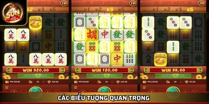 Đường Mạt Chược Nổ Hũ SUNWIN Nổ Hũ Rinh Lộc Bốn Phương 3 Các biểu tượng quan trọng